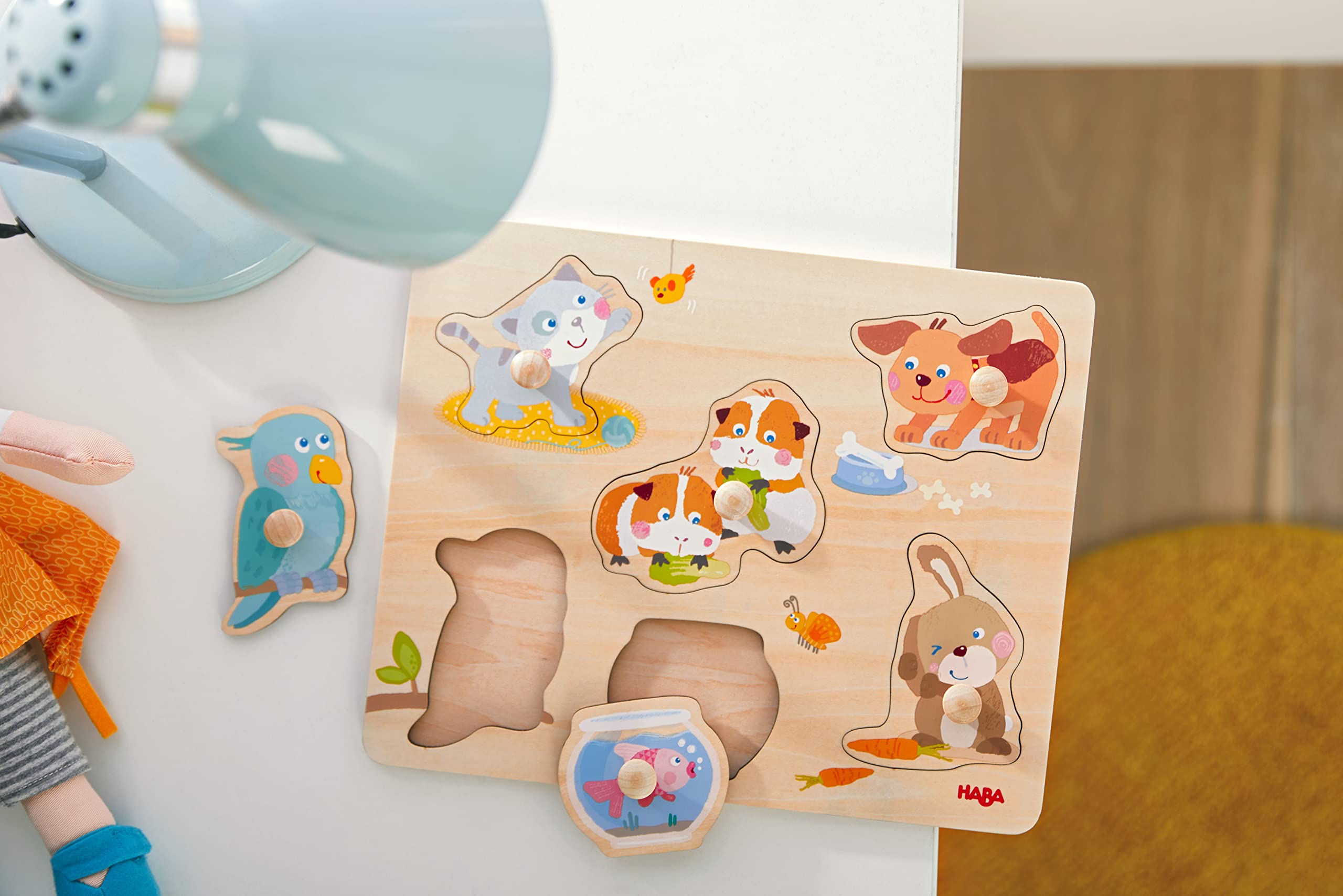 HABAなど Amazon.com: HABA 306541 Grasping Puzzle Pets, from 12 Months